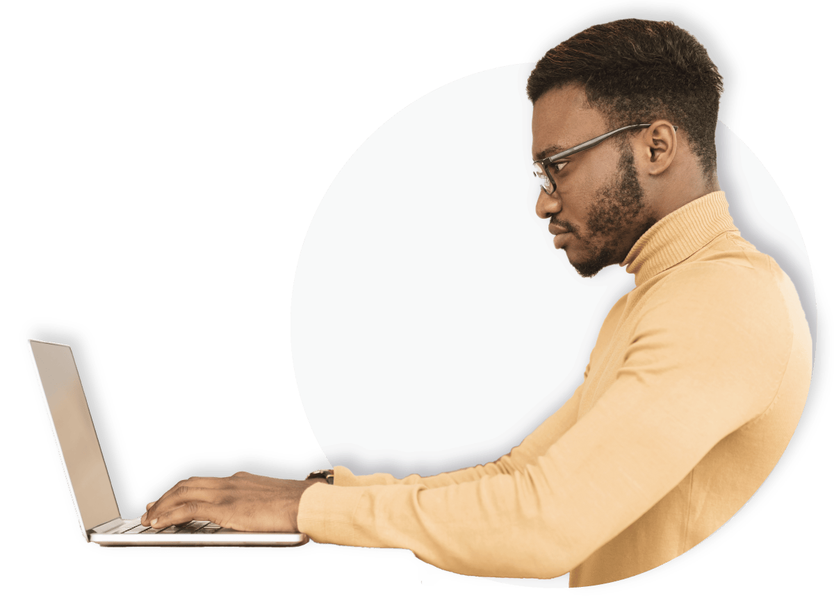 Man die een webdesign offerte aanvraagt